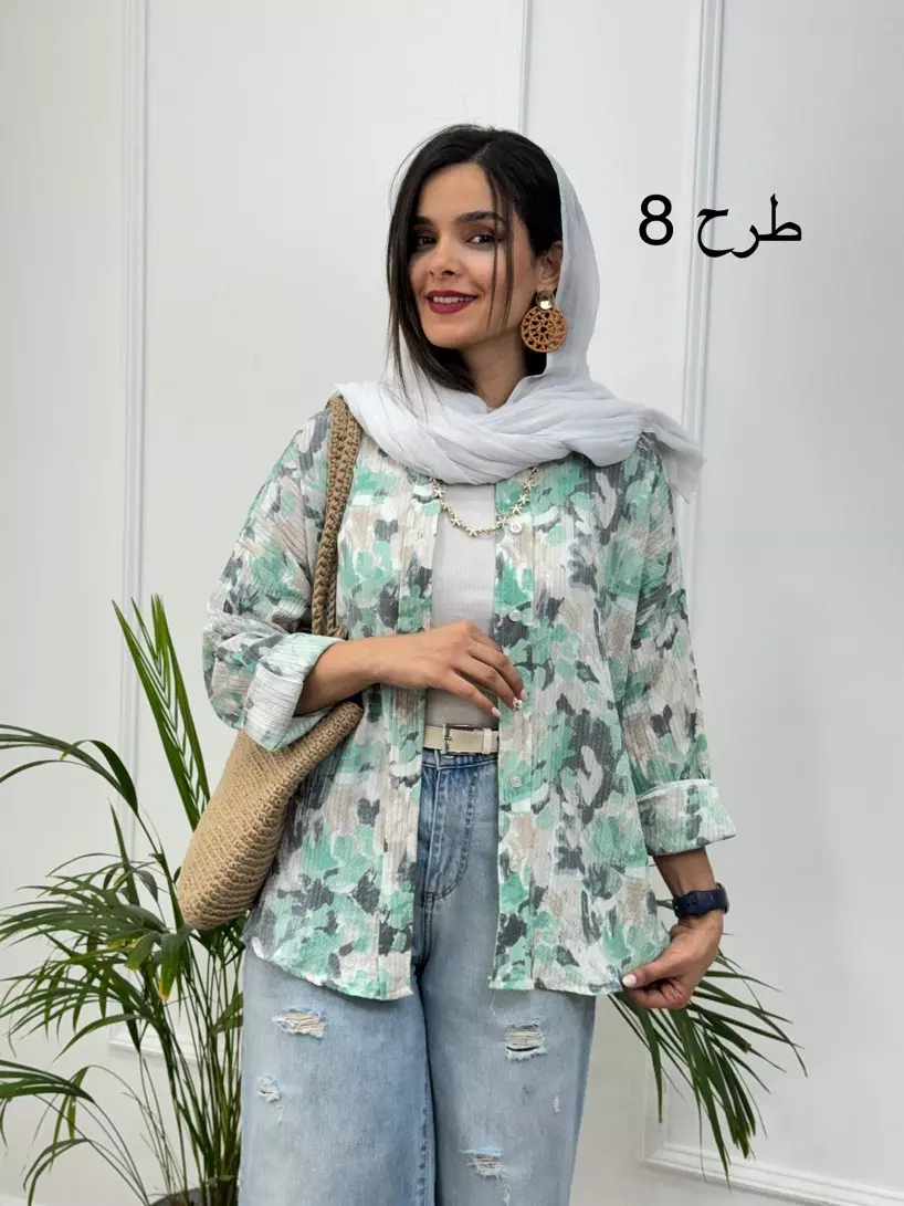 مانتو شومیزی آبرنگی